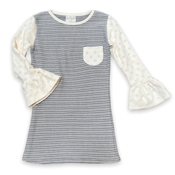 Persnickety Haven Striped Bell Sleeve Top Penny Lane 3 - Picture 1 of 4
